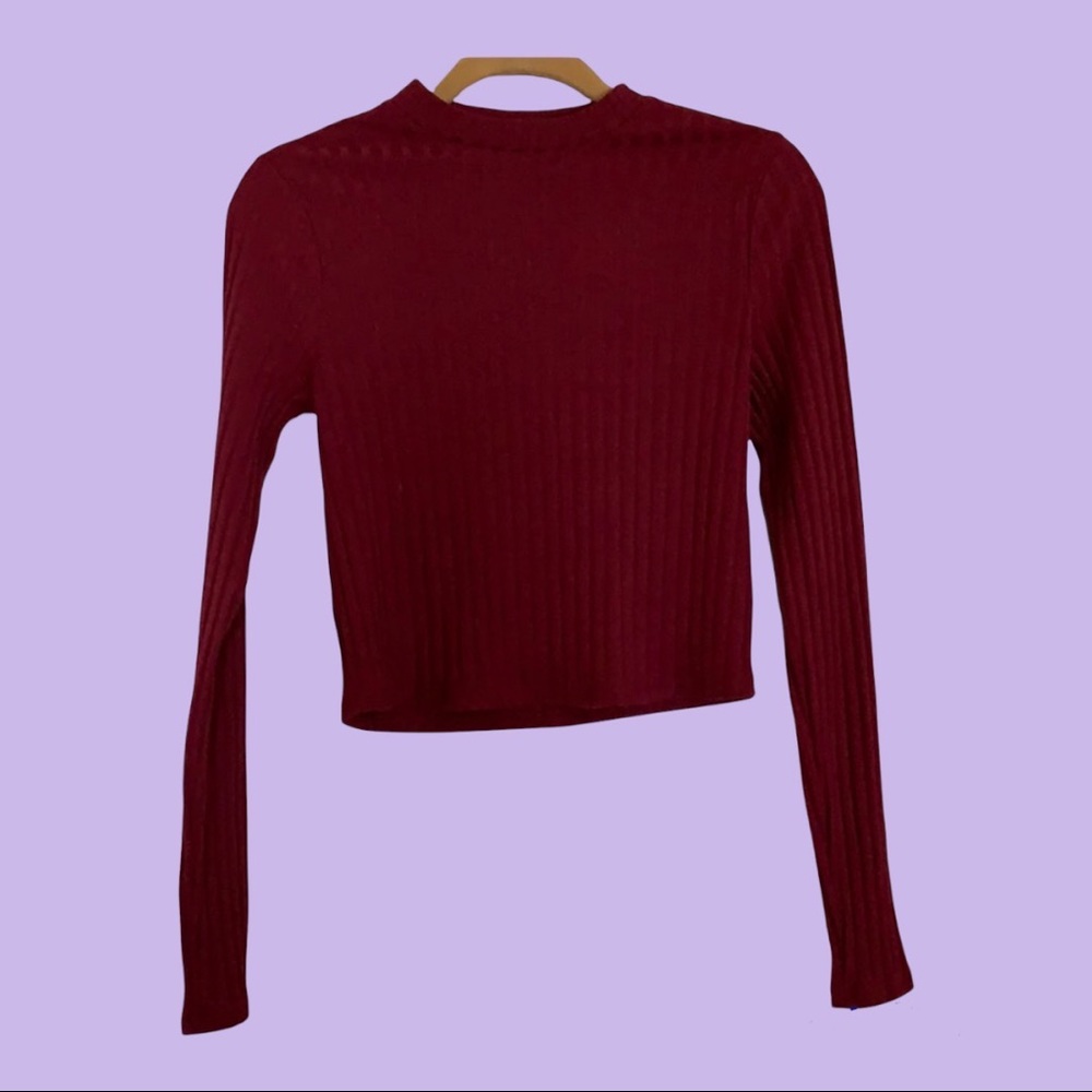Express turtle neck crop top